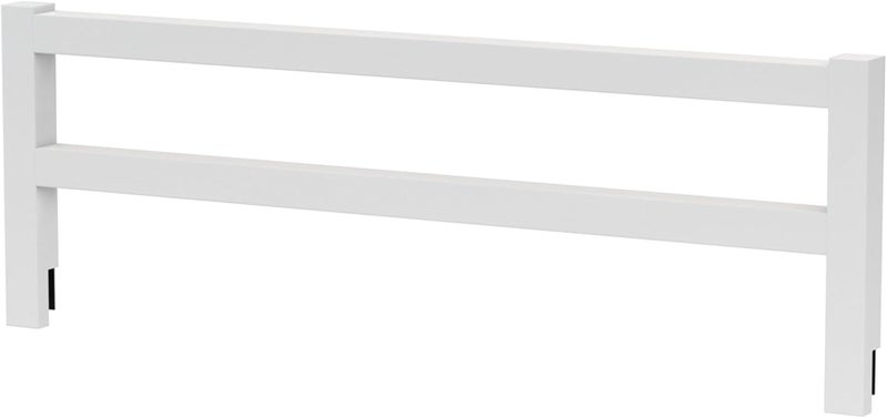 CC KITS Safety Guard Rail for Baby, Kids, and Children - Solid Wood Safety Bed Rail for Toddlers - Easy Installation - Premium Protection for Bunk, Twin, Full, Queen and King Size Beds - (White) - Image 1